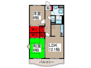 ラ　カ－サ　マロ－ネの物件間取画像